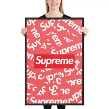 Supreme Scatter Framed poster