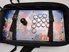 PS4/PC Hitbox Cross Up Arcade Stick With Carry Backpack