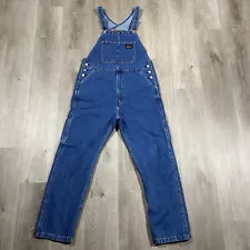 Vintage Levi's Premium Denim Waterless Big E Carpenter Overalls Size Medium