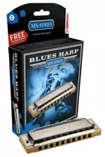 NEW HOHNER 532BX-A BLUES HARP HARMONICA "A" HARP & CASE FACTORY SEALED NEW