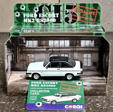 Corgi CP14901 PROFESSIONALMANIA Ray Doyles Ford Escort Mk2 RS2000 Diamond White