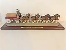 World Famous Budweiser Clydesdales Hitch Figurine Rare Limited Ed #76 of 1000