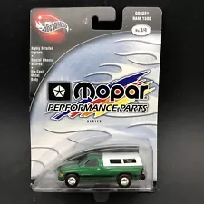 100% Hot Wheels Dodge Ram 1500 V8 Pickup Truck Mopar Performance Green Diecast