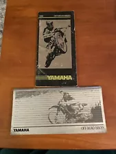 1981 Vintage Yamaha Off-Road Sales Guides For Dealership YJ/YZ/XT/DT