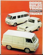 1965 1966 Dodge A100 Compact Truck Van Pickup Sportsman Wagon Brochure 7 65 Rev