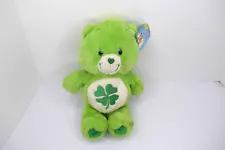 2003 Play Along Care Bears Good Luck Bear Plush 13" Stuffed Animal w/ Tags