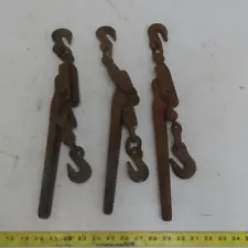 Dixie 1/4" Heavy Duty Load Binder Boomer Chain Equipment Tiedown Lot of 3