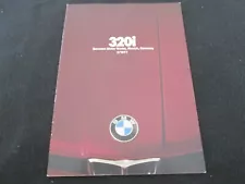 1977 BMW 3 Series 320i E21 Early Sales Brochure 1st Year 320 US Catalog