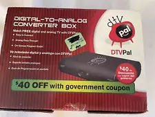 DTV Pal Plus Receiver Digital-to-Analog TV Converter Box - On Screen Guide