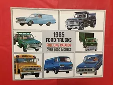 1965 FORD "RANCHERO F-100 F-25- F-350 +" Truck Dealer Sales Brochure