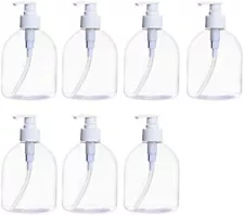 7 Pack 16oz Empty Pump Bottles for Hand Sanitizer,Cleaning Solutions，for Lotion