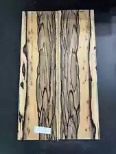 BLACK AND WHITE EBONY "PALE MOON EBONY" 22.5X13X5/8" Guitar Top #1254