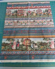 Sharon Kessler for Concord Fabrics Early American Sampler Pattern 1 yard