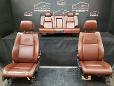 05-10 GRAND CHEROKEE OVERLAND POWER HEATEDFRONT & REAR SEATS BROWN LEATHER