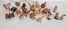 Miniature Hand-Carved Dolomite Animal Figurines