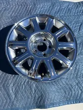 1999 - 2002 LINCOLN CONTINENTAL 16" CHROME WHEEL RIM OEM FACTORY 2F321007AA V4