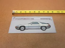 1987 Porsche 928S 4 sales brochure 6 page folder ORIGINAL literature specs