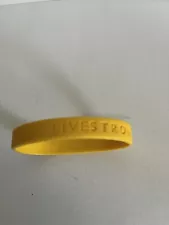 LIVESTRONG LIVE STRONG 100% AUTHENTIC BRACELET NEW! Support Cancer Size L/XL 8"