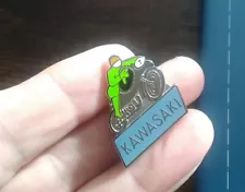 Kawasaki Motorcycles Green Jersey Racer Badge