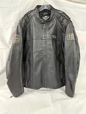 Harley-Davidson 110th Anniversary Leather Jacket, 3X Men’s, *Pre-Owned*