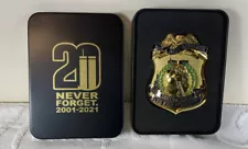 20th Fire Department Badges. NEVER FORGET. Black Helmet Apparel