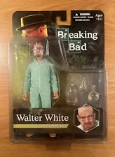 2013 Mezco Walter White Breaking Bad Action Figure Green Hazmat Suit SEALED!