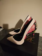 Women Snakeskin Lust For Life Pump Size 9