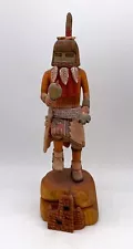 Katsina / Kachina "Red Beard Long Hai" by Michael George - 11" carved Cottonwood