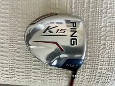 Ping K15 Driver 10.5*. TFC149 D Regular Graphite Shaft. Excellent Condition.