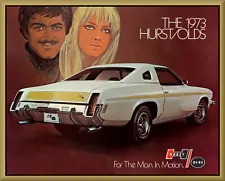 1973 Oldsmobile Hurst Cutlass 442, Toolbox/Man Cave/Refrigerator Magnet, 42 MIL