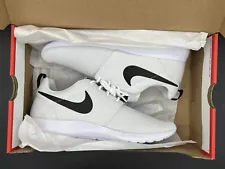 (NEW In Box) Nike Roshe One Running Shoes White/Black 844994 101 - Size 8 Women