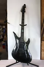 Schecter Damien Elite Avenger Metallic Black With Original Hard Shell Case