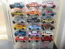 1/64 Hot Wheels, Large Lot of 18, 1955 Chevy Bel Air Gassers, w/Zamac, LOOK!