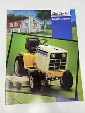 1980's Cub Cadet Garden Tractors Sales Brochure 15 Pages Vintage