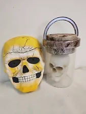 GEMMY SKELETON SKULL LANTERN & EASTER UNLIMITED TALKING FACE - PARTS REPAIR