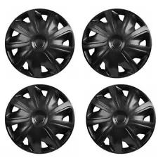 Black Versaco Deep Dish 15" Wheel Trims set of 4 for Peugeot Boxer