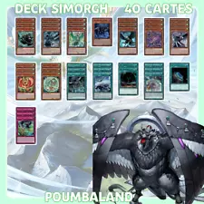 Yu-Gi-Oh Deck! yu gi oh Simorgh 40 Yugioh Cards in French (POUM002)