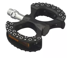 New ListingMKS Lambda Bike Pedals Silver 9/16" Black Off-Road City MTB Free USA Shipping :)