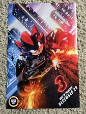 New ListingTransformers One Sonic the Hedgehog 3 Shadow Limited Edition Movie Poster 18x12