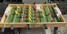 Vintage Vtg Estrela Folding Travel Portable Tabletop Foosball Table Nets Balls