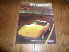 1973 Chevrolet Corvette Sales Brochure - Vintage