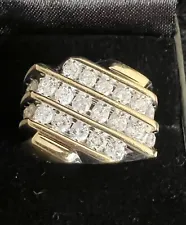 RARE-Mafia- Mob- TRUE CRIME Gangster- MICKEY COHEN 14K 2.30 Carat Diamond Ring