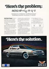 1981 Buick Regal Coupe - v6 - Classic Vintage Advertisement Ad D05