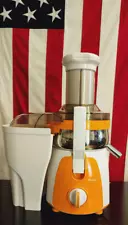 New ListingKuvings NJ-9310U Kuvings Centrifugal Juicer, Orange and White classic