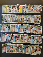 1972 Topps Baseball Cards Lot - 125 Cards