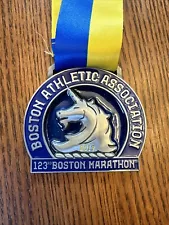 2019 Official 123rd Boston Marathon Finishers Medal - Ungraved