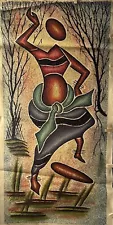 Original Textured signed Painting on Canvas- Please read - African Art