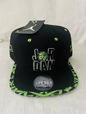 Jordan Nike Classic Mars Spike Lee Neon Green Black Strapback 686947 Hat Cap NEW