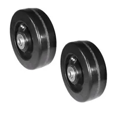 TWO 6" DECK WHEELS Fits New Holland 914A 54"60"72" SIDE 83970390 AUB121712