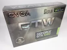 EVGA NVIDIA GeForce GTX 1080 8GB GDDR5X Graphics 08G-P4-6286-KR New Sealed Box